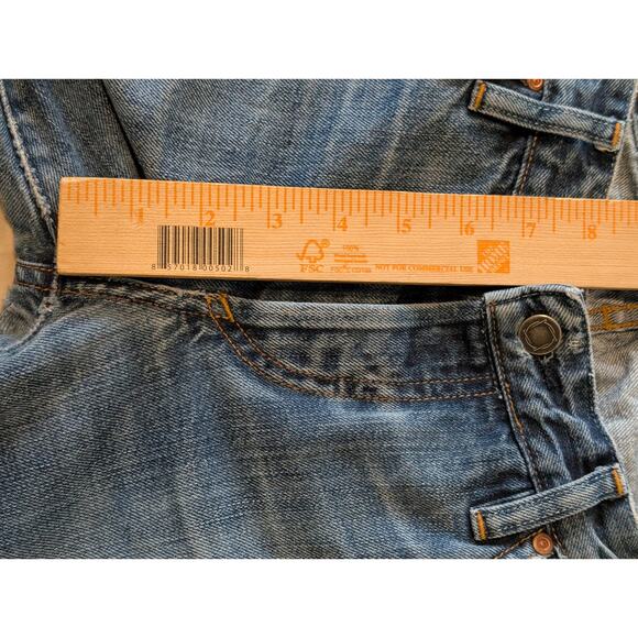 Bluer Denim Selvedge Jeans 28R | Made in USA Premium Low Rise Straight - Picture 11 of 12